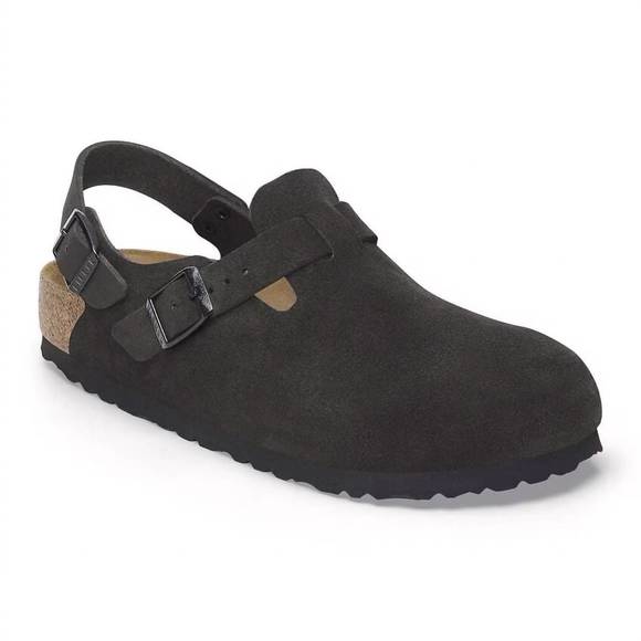 Birkenstock Men\'s Black Suede Clogs main image 9